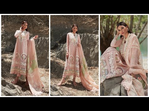 Pink Luxury Embroidered Lawn'24 - Chikkankari Affair - D2 B - Z-639