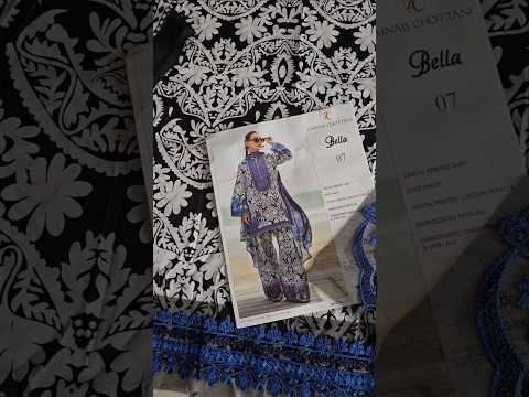 Printed Embroidered Tahra Lawn'25 - BELLA-07-UNS - Z-1336