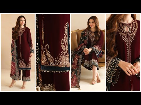 Festive Embroidered Velvet Formal VF-2038 - Z-976