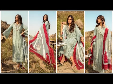 Green Luxury Embroidered Lawn Edition'24 - TC-459