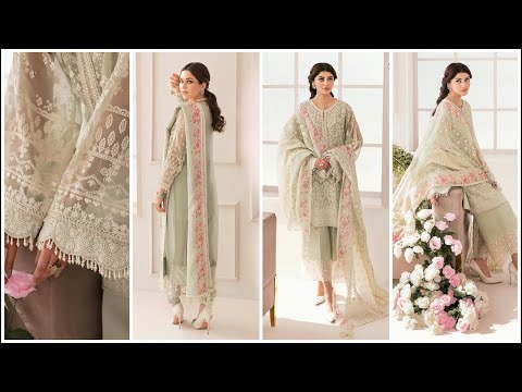 Green Luxury Embroidered Formal Collection'24 - CH11-01 - Z-538