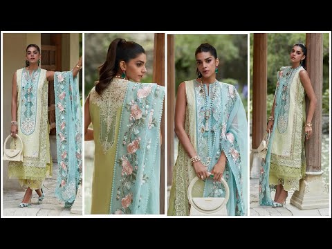 Luxury Embroidered Lawn'24 - Mountain Love - D6 A - Z-612