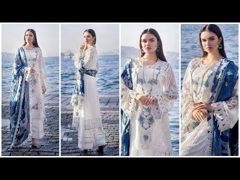 White Luxury Embroidered Lawn by Irha Zia'24 - Z-795