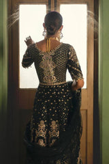 Nura Festive G223-007-CT Hand Embellished Maxi - Z-1431