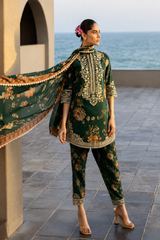 Printed Embroidered Lawn'25 - VELINA-01-UNS - Z-1327