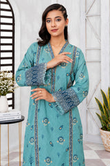IZZARA Premium Printed Lawn Ready to Wear – Elegant Floral Print - Z-10029