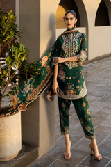 Printed Embroidered Lawn'25 - VELINA-01-UNS - Z-1327