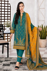 IZZARA Premium Printed Lawn Ready to Wear – Elegant Floral Print - Z-10027