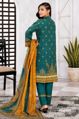 IZZARA Premium Printed Lawn Ready to Wear – Elegant Floral Print - Z-10027
