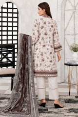 IZZARA Premium Printed Lawn Ready to Wear – Elegant Floral Print - Z-10025