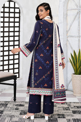IZZARA Premium Printed Lawn Ready to Wear – Elegant Floral Print - Z-10024