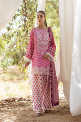 Embroidered Printed Lawn Edition'24 - LEENA - D 4B - Z-836