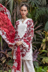 Printed Embroidered Tahra Lawn'25 - RUHI-D1-UNS - Z-1386