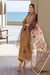 Printed Embroidered Tahra Lawn'25 - RAHMA-06-UNS - Z-1334