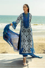 Printed Embroidered Tahra Lawn'25 - BELLA-07-UNS - Z-1336