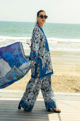 Printed Embroidered Tahra Lawn'25 - BELLA-07-UNS - Z-1336