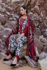 Printed Embroidered Lawn'26 - ASNA-DESIGN-3 - Z-1553